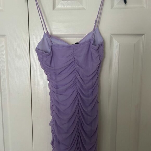 Allison and Kelly Purple Mini Dress - Picture 2 of 4